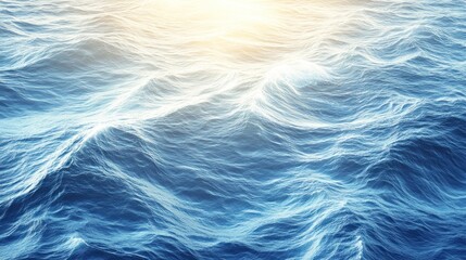 Obraz premium Abstract digital ocean waves