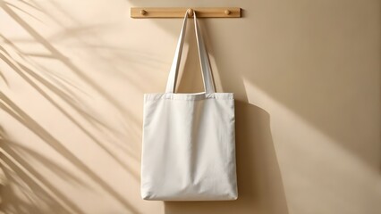Blank Tote Bag Mockup Versatile Design for Branding and Promotion