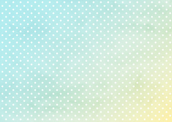 かわいい水彩背景イラスト（ドット・青）	