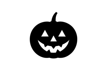 halloween pumpkin isolated on white