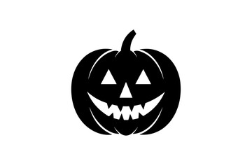 halloween pumpkin isolated on white