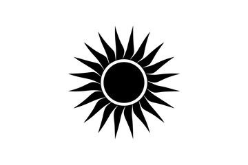 sun icon vector illustration