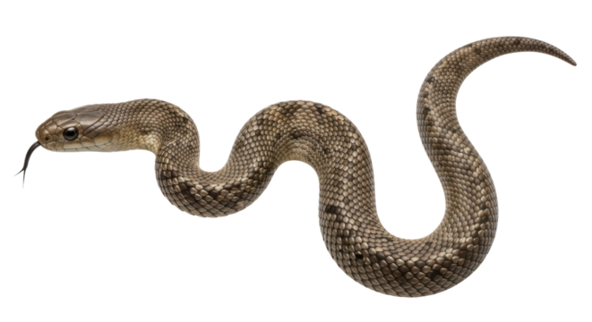 Isolated Snake