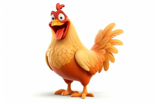 Chicken poultry cartoon animal.