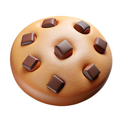 freshly baked chocolate chip cookies