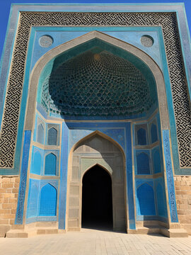 Entrance portal of the Gur-e Amir mausoleum, Samarkand