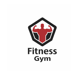 Fitness Gym Logo - Strong Bold Badge for Sports and Workout Brand