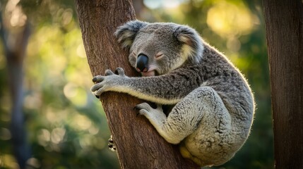 Obraz premium koala bear in tree