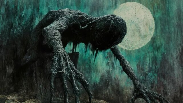 Nightmare of the Moon - Cinematic Monster Painting