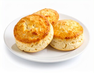 isolated English muffins 