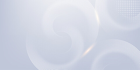 Abstract grey background with dynamic circle lines eps10
