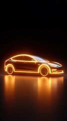 Fototapeta premium Futuristic Electric Vehicle Design
