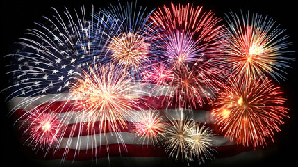 American flag for Memorial Day, 4th of July, Labour Day. Independence Day, USA.	