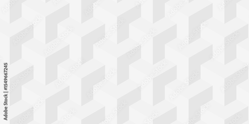 Poster minimal cubes geometric tile and mosaic wall grid retro digital technology wallpaper background. whi