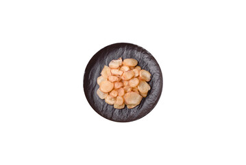 Food, dried squid in shavings or chopped as snacks or jerky. Snack dried squid for beer
