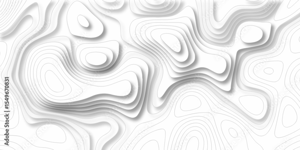 Poster lines topographic contour lines grid map seamless pattern. geographic mountain relief. abstract line