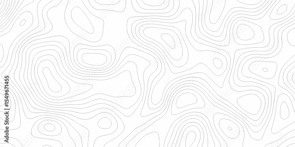 Poster lines topographic contour lines grid map seamless pattern. geographic mountain relief. abstract line