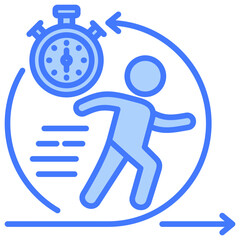 Agility Blue Icon