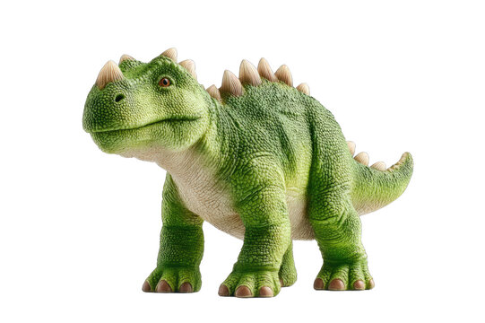 Cute dinosaur with textured skin, featuring distinct spikes and friendly expression