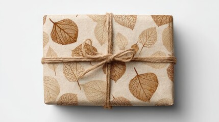  Gift Box with Ribbon and Bow, top view