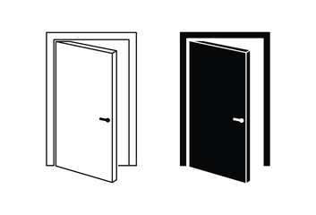 Entrance Door Set Icons