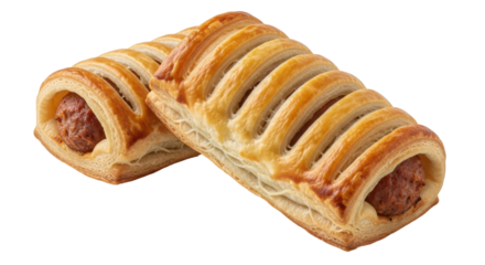 Isolated Sausage Rolls