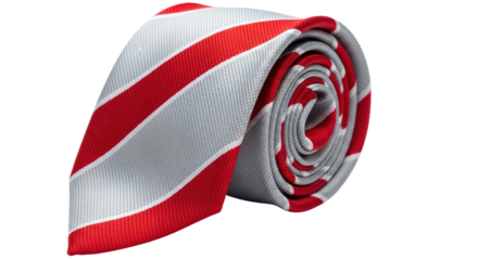 Isolated Striped Tie