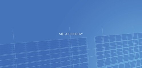 Solar panel pattern for the background