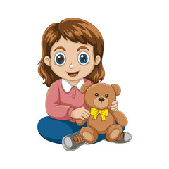 baby with teddy bear