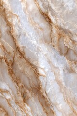 Obraz premium A close up shot displaying a detailed marble texture with swirling beige and white color patterns