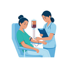 doctor and nurse with syringe