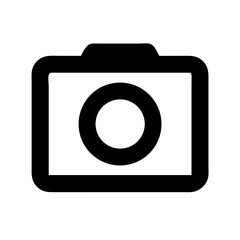 camera icon on white background  .svg