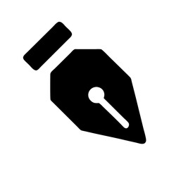 pen tool icon on white background  .svg
