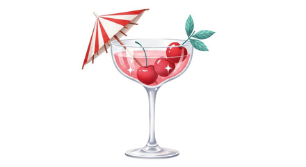 Isolated Cherry Drink