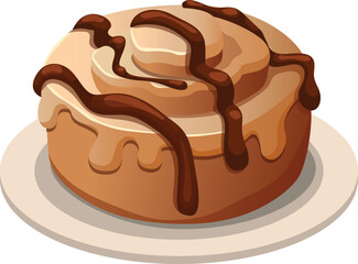 Cinnamon rolls on a plate