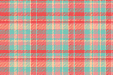 Seamless plaid pattern. A colorful, balanced tartan design, perfect for textiles, backgrounds, and adding a touch of cozy style to any project.