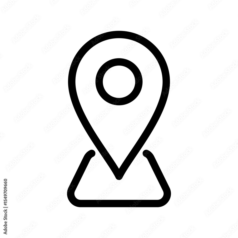 Poster pin map by call center and calling cervice set