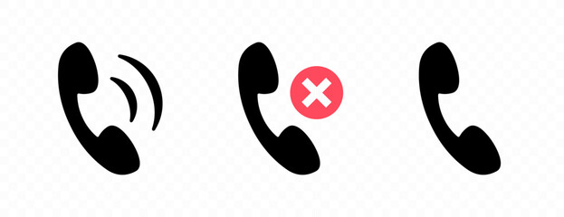 Retro telephone handset vector design