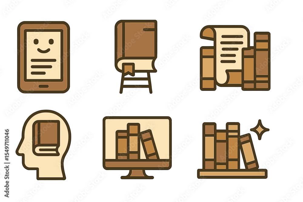 Poster Exploring the evolution of reading materials from digital to physical formats over time