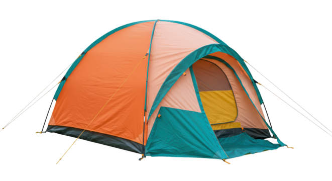 Isolated Camping Tent