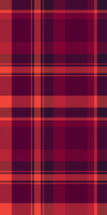 Path pattern seamless check, garment tartan plaid fabric. Room background textile vector texture in pink and red colors.