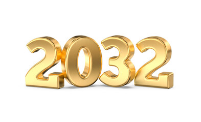 Golden Metallic Number 2032
