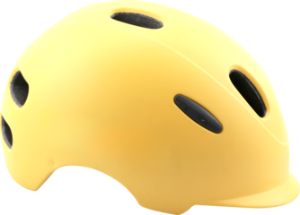 Children's helmet on transparent background