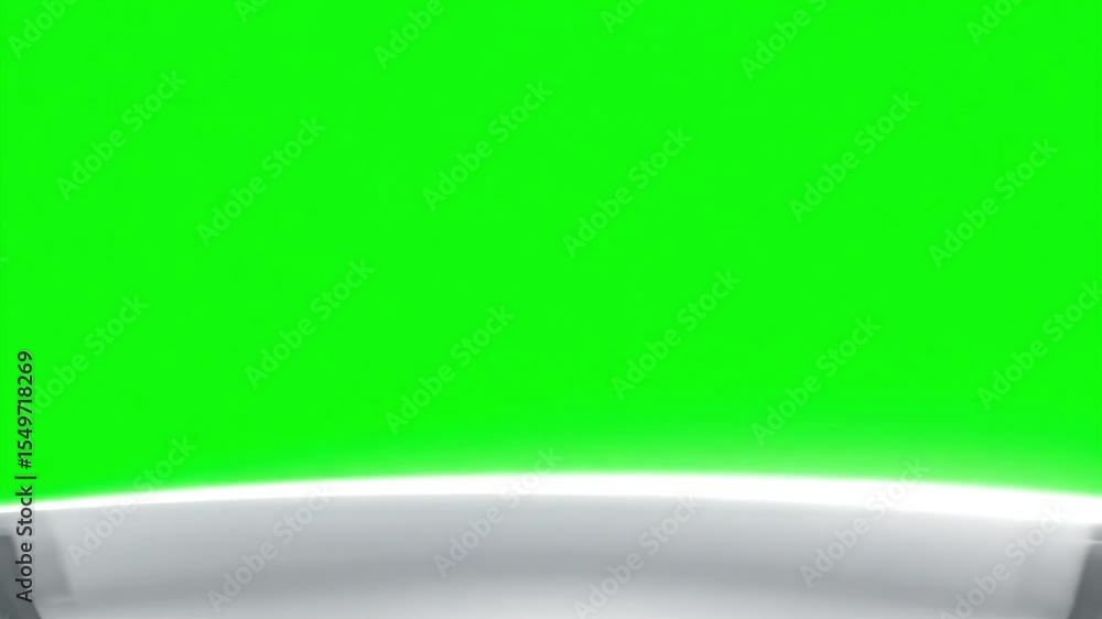 Poster minimalist modern green screen background for visual effects and compositing projects