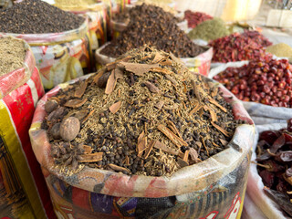 MIX spices in the market 