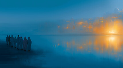 Fototapeta premium Pilgrimage Journeys of Faith and Devotion