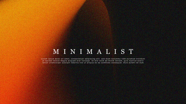 Dark gradient grainy texture background abstract vibrant color wave shape black backdrop noisy