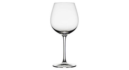 Isolated wine glass