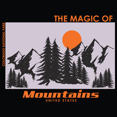 The Magic of Mountains Colorado National Park.eps