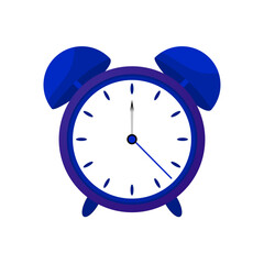 Realistic blue Alarm clock icon collection - 12_ 00 o'clock.ai